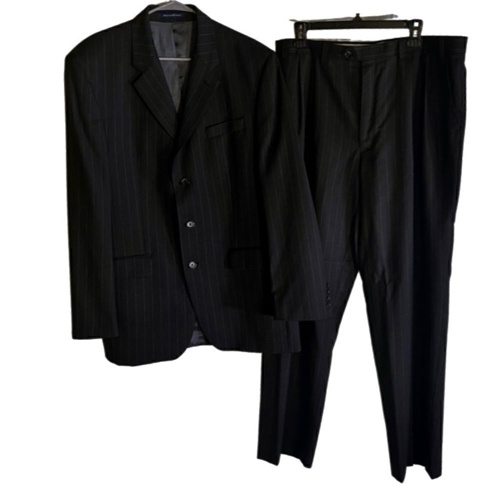 Ralph Lauren Suit- Black Pin Stripe